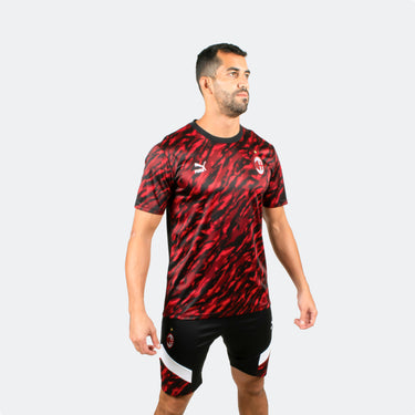 Ac Milan 21/22 Men Training Set Black-Red